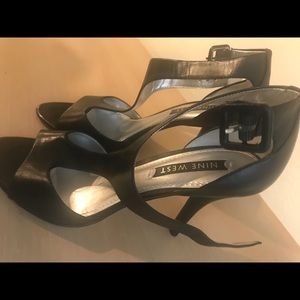 Black Strappy Heels